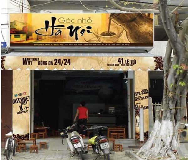 Thi Công Bảng Hiệu Cà Phê Xưa Đẹp