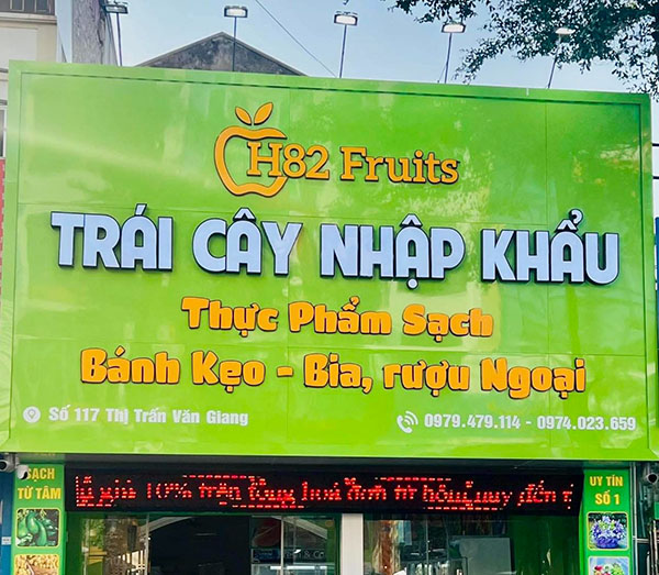 Mẫu Bảng Hiệu Cửa Hàng Trái Cây Đẹp Năm 2026