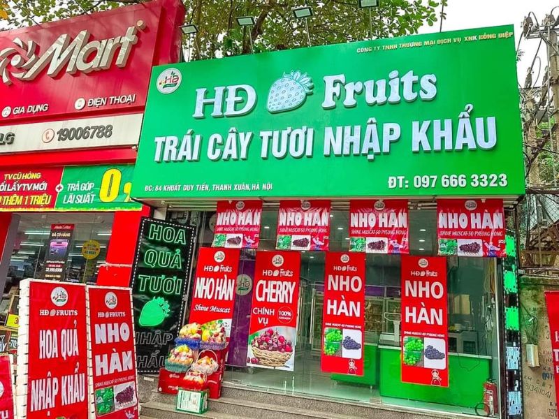 Mẫu Bảng Hiệu Cửa Hàng Trái Cây Đẹp Năm 2026