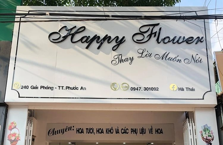 Mẫu Bảng Hiệu Cửa Hàng Hoa Đẹp Năm 2026