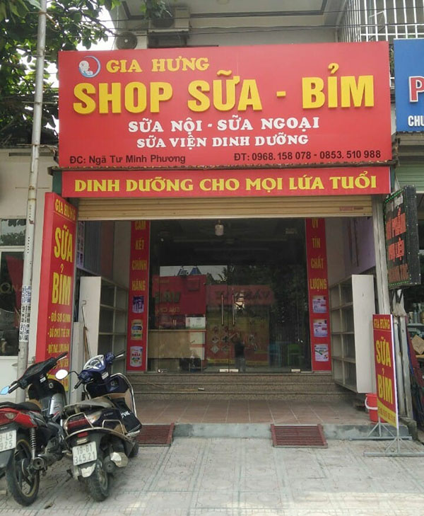 Mẫu Bảng Hiệu Cửa Hàng Sữa Đẹp Năm 2026