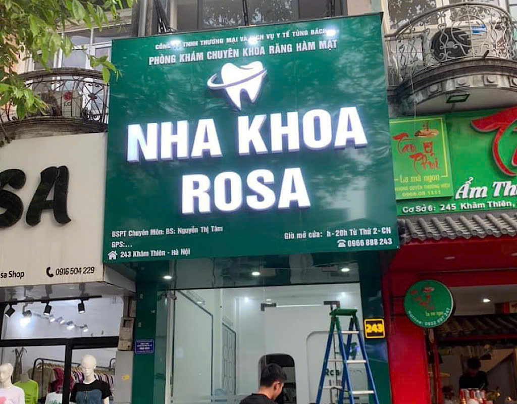 Mẫu Bảng Hiệu Phòng Khám Nha Khoa Đẹp Năm 2026 Hiện Đại