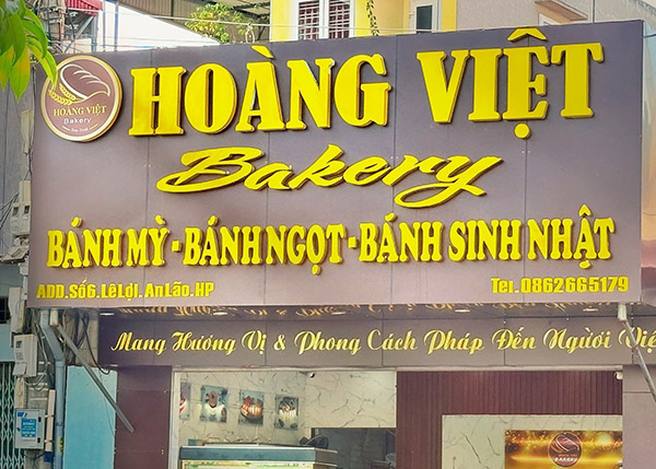 Mẫu Bảng Hiệu Tiệm Bánh Đẹp Năm 2026 Thu Hút Khách Hàng