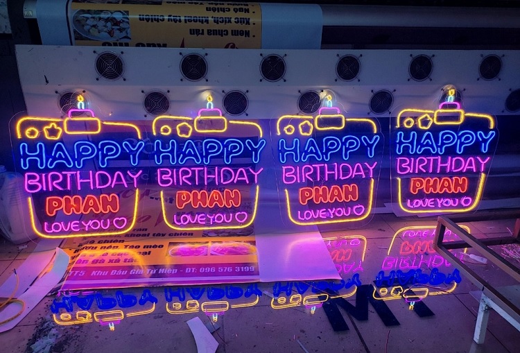 Mẫu Biển Hiệu Đèn Neon Đẹp Năm 2026 Nổi Bật Và Ấn Tượng