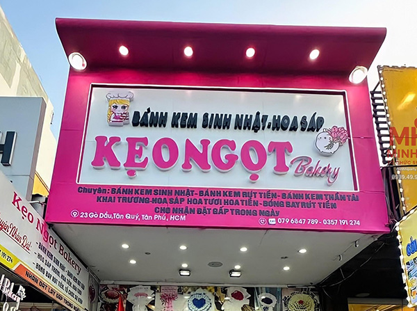 Mẫu Bảng Hiệu Quảng Cáo Tiệm Bánh Đẹp Năm 2026
