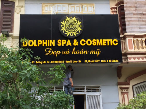 Mẫu Bảng Hiệu Alu Chữ Nổi Inox Vàng Gương Đẹp Năm 2026