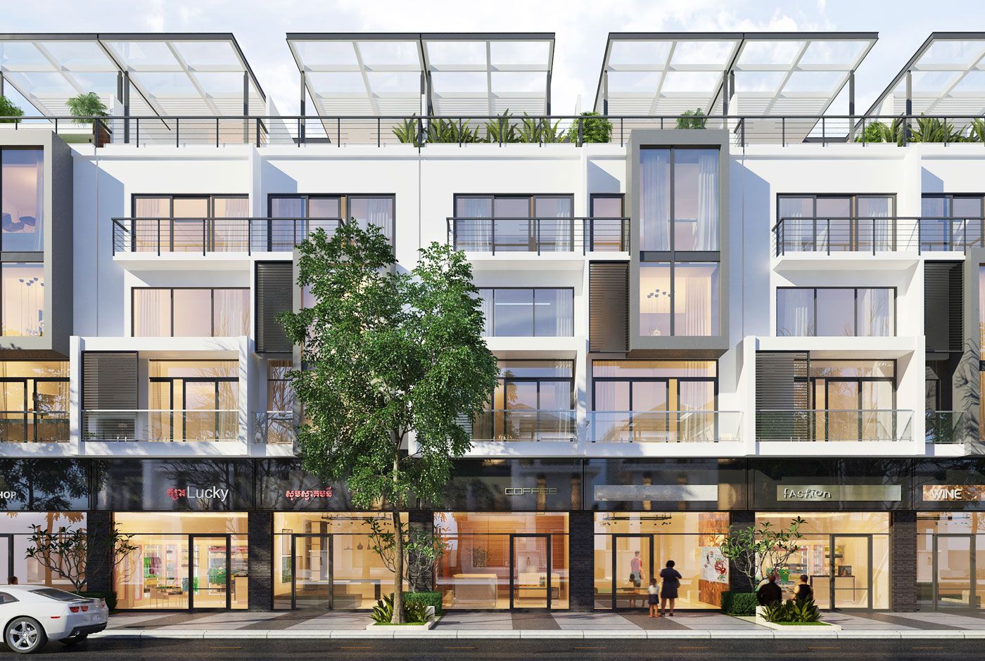 Mẫu Bảng Hiệu Shophouse Đẹp Năm 2026