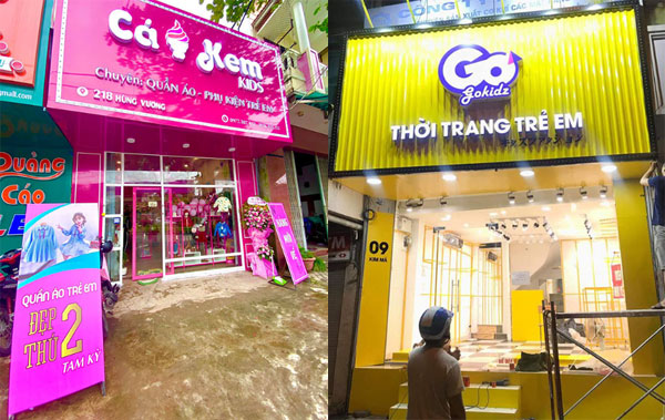 Mẫu Bảng Hiệu Shop Quần Áo Trẻ Em Đẹp Năm 2026