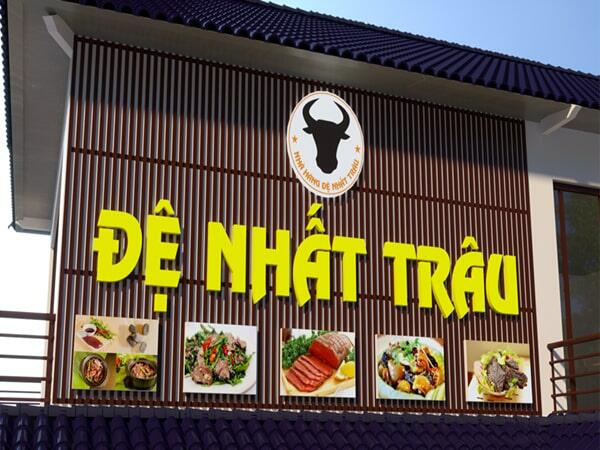 Mẫu Bảng Hiệu Quán Ăn Gia Đình Đẹp Năm 2026