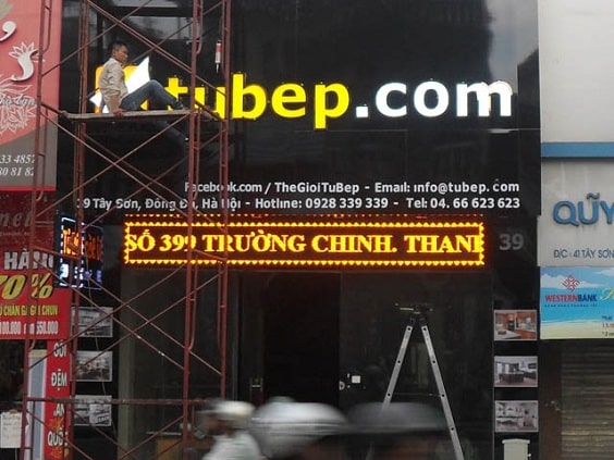 Mẫu Bảng Quảng Cáo LED Ma Trận Đẹp