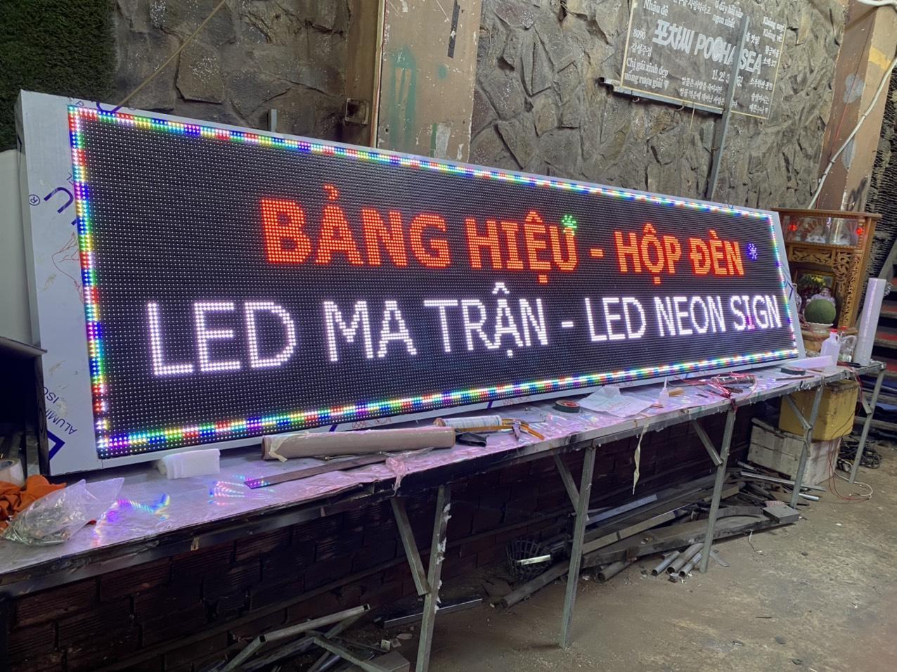 Mẫu Bảng Quảng Cáo LED Ma Trận Đẹp Năm 2026