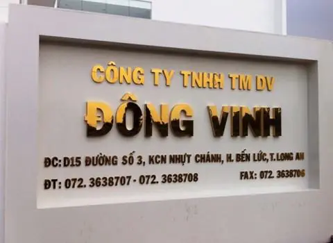 Mẫu Bảng Hiệu Chữ Inox Vàng Đẹp Năm 2026