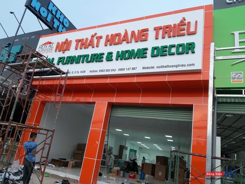 Mẫu Biển Hiệu Alu Chữ Nổi Mica Đẹp