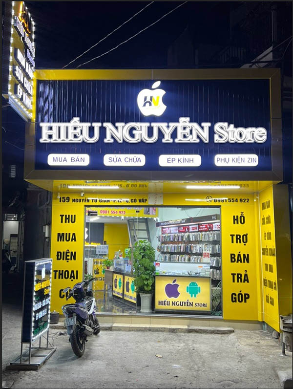 Thi Công Bảng Hiệu Cửa Hàng Điện Thoại