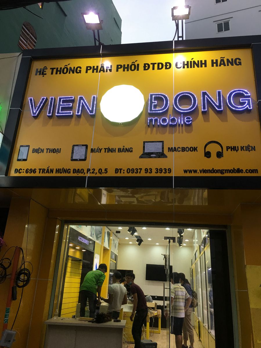 Thiết Kế Bảng Hiệu Cửa Hàng Điện Thoại