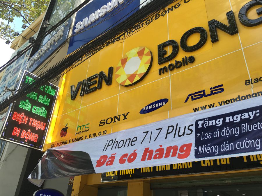 Thiết Kế Bảng Hiệu Cửa Hàng Điện Thoại
