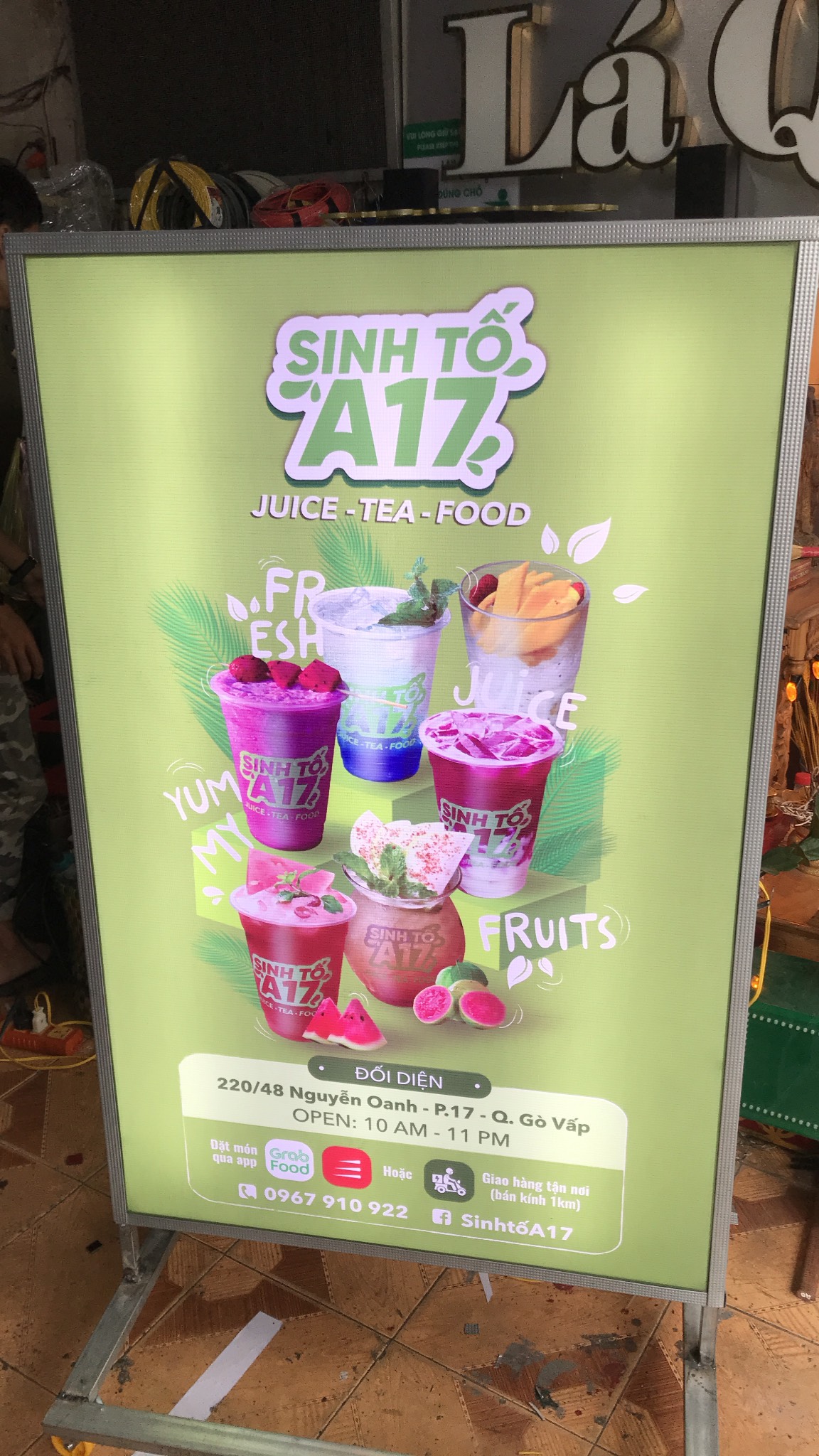 Thiết Kế Hộp Đèn Trà Sữa Đẹp