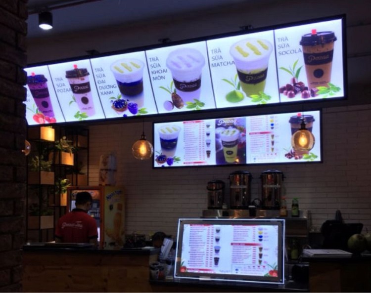 Mẫu Hộp Đèn Trà Sữa Đẹp Năm 2026