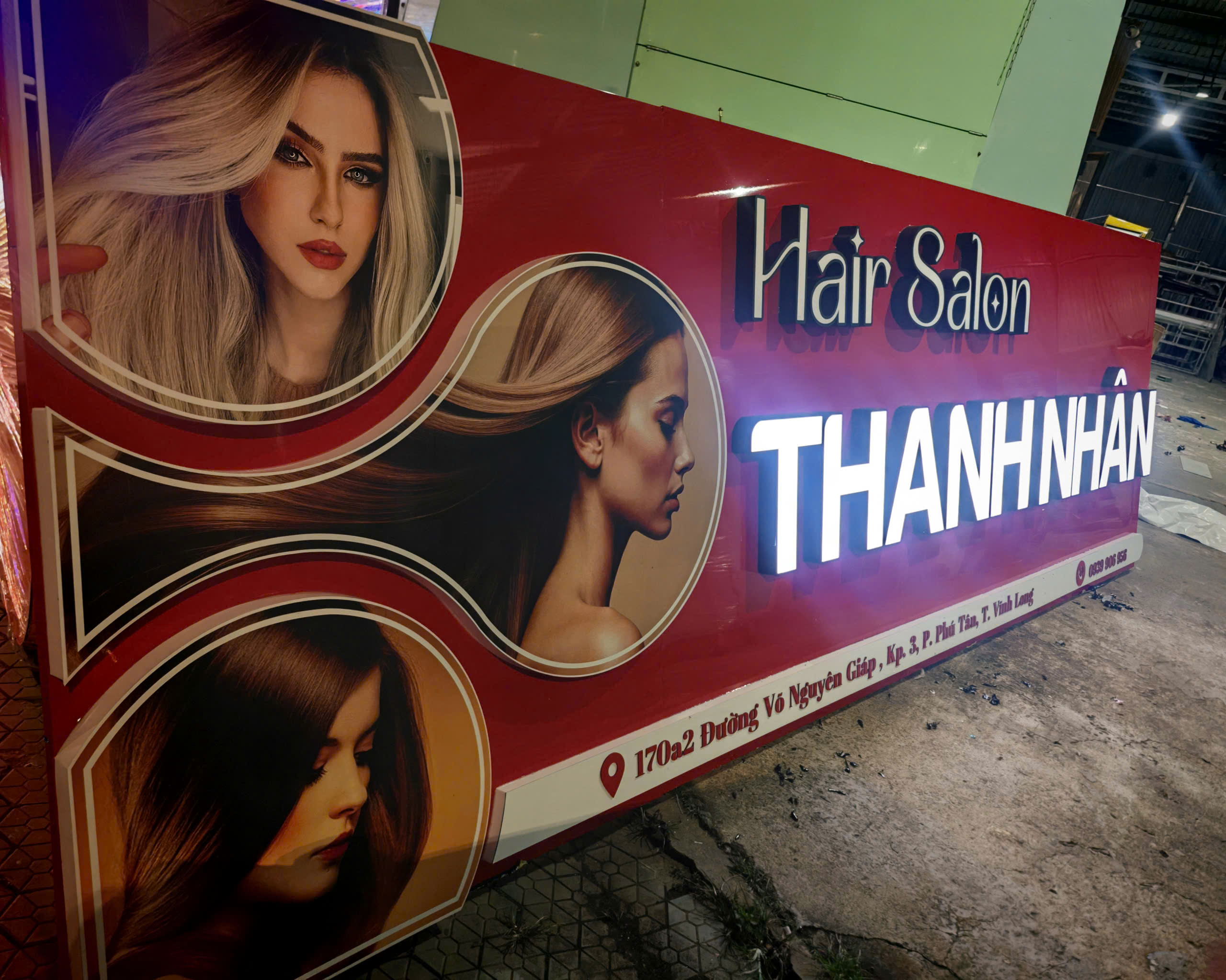 Thi Công Bảng Hiệu Salon Đẹp