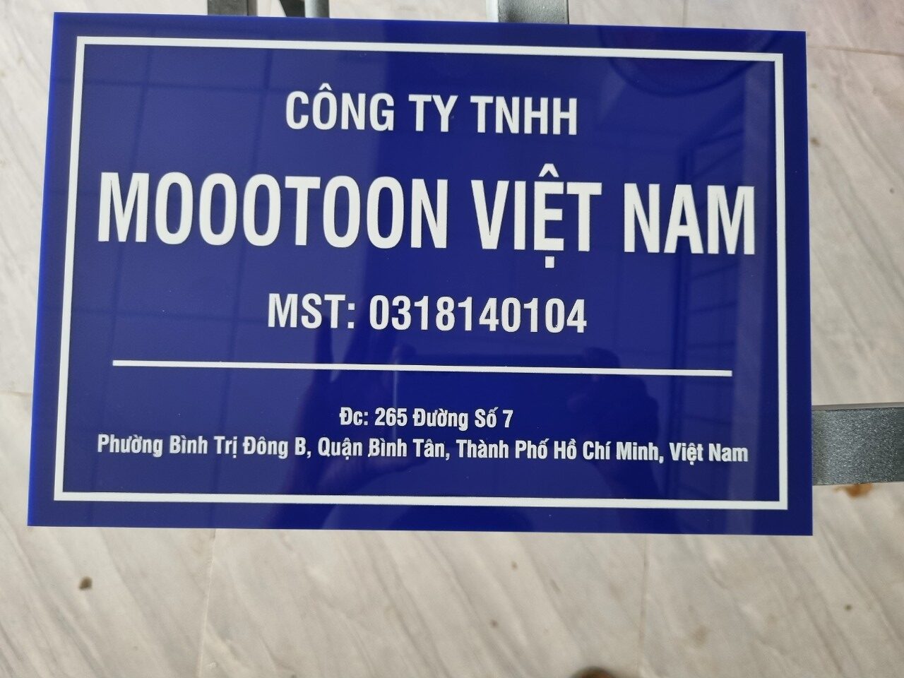 Mẫu Bảng Hiệu Công Ty Bằng Mica Đẹp