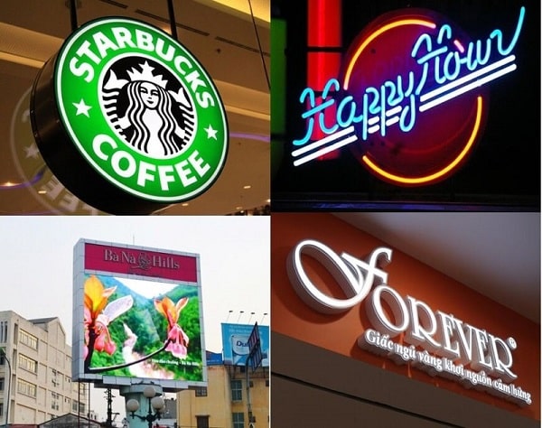 Mẫu Chữ Nổi Biển Quảng Cáo Đẹp