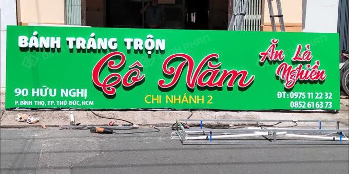 Thiết Kế Biển Quảng Cáo Đồ Ăn Vặt Đẹp
