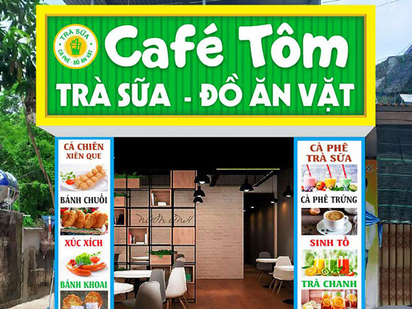 Thiết Kế Biển Quảng Cáo Đồ Ăn Vặt Đẹp