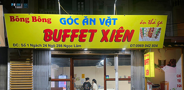 Mẫu Biển Quảng Cáo Đồ Ăn Vặt Đẹp