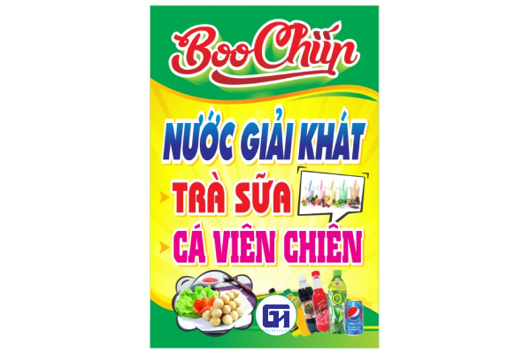 Mẫu Biển Quảng Cáo Đồ Ăn Vặt Đẹp Năm 2026