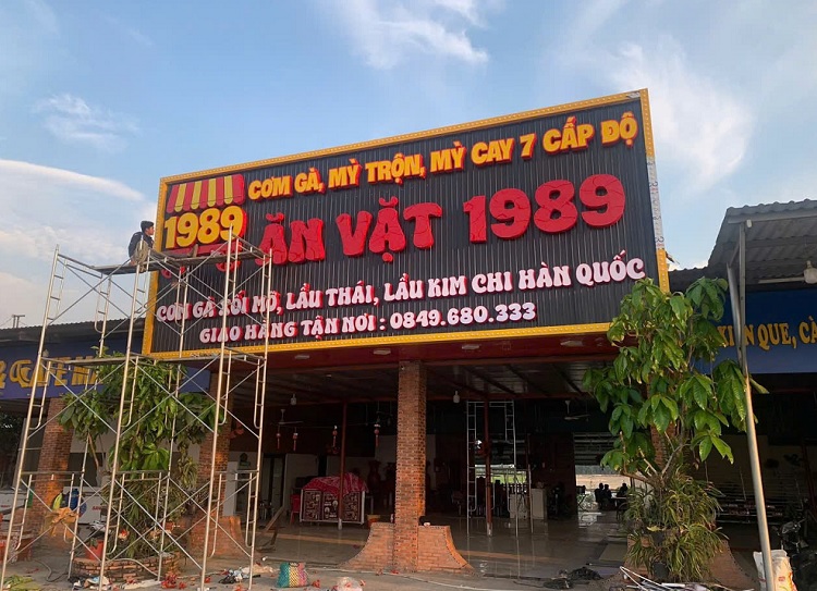 Mẫu Biển Quảng Cáo Đồ Ăn Vặt Đẹp Năm 2026