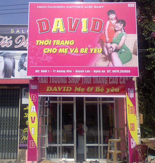 Thi Công Biển Quảng Cáo Shop Thời Trang Đẹp