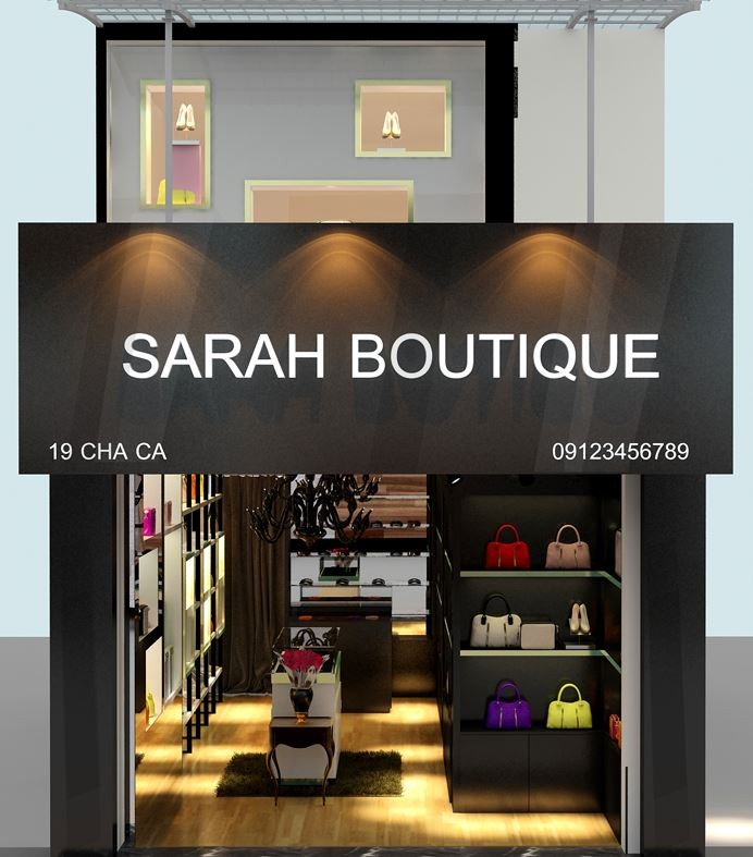 Thiết Kế Biển Quảng Cáo Shop Thời Trang Đẹp