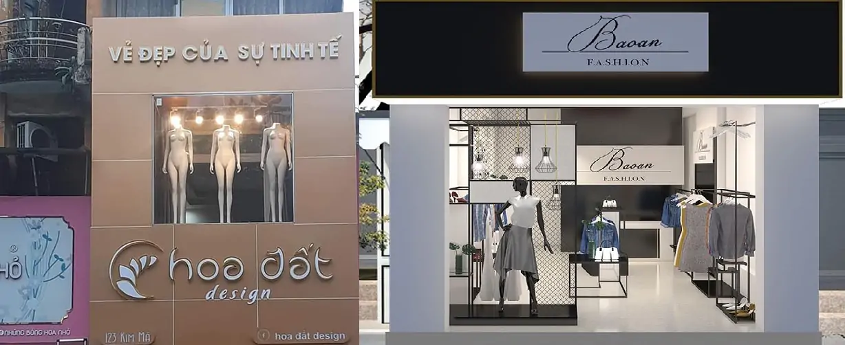 Thiết Kế Biển Quảng Cáo Shop Thời Trang Đẹp