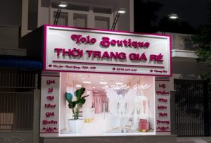 Thiết Kế Biển Quảng Cáo Shop Thời Trang Đẹp
