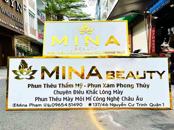 Mẫu Biển Hiệu Tiệm Xăm Đẹp Năm 2026