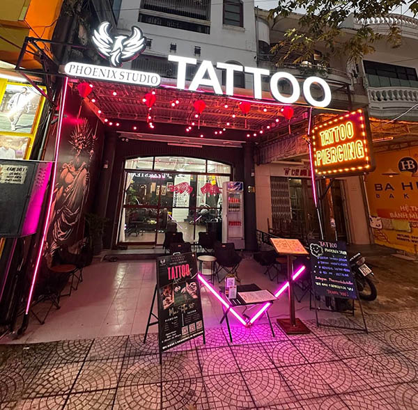 Mẫu Biển Hiệu Tiệm Xăm Đẹp Năm 2026