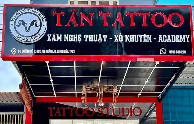 Mẫu Biển Hiệu Tiệm Xăm Đẹp