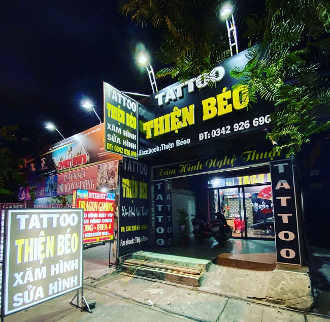 Mẫu Biển Hiệu Tiệm Xăm Đẹp