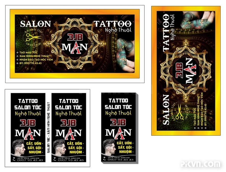 Mẫu Biển Hiệu Tiệm Xăm Đẹp