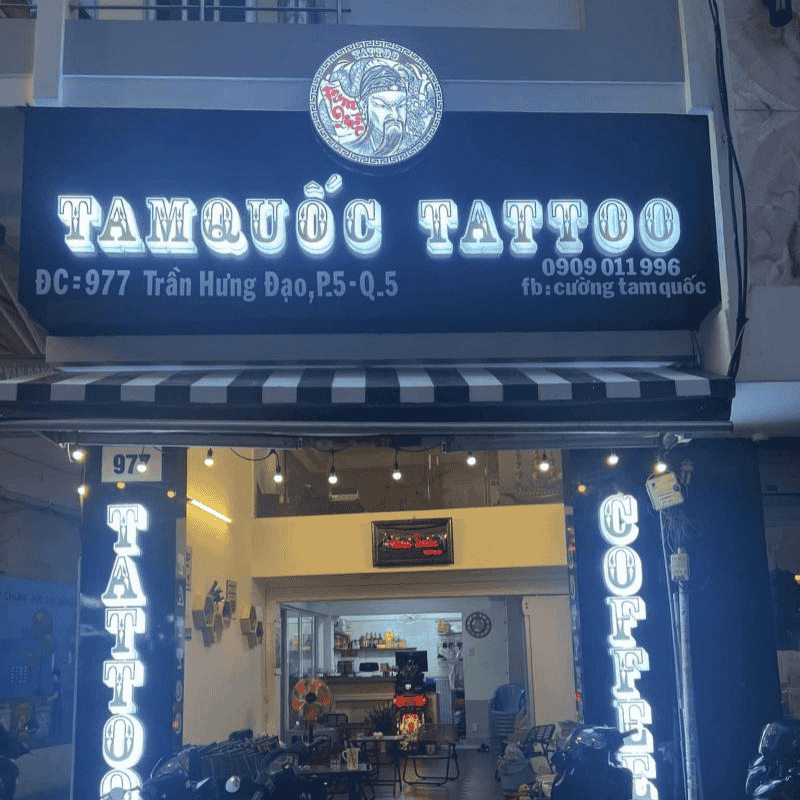 Thi Công Biển Hiệu Tiệm Xăm Đẹp