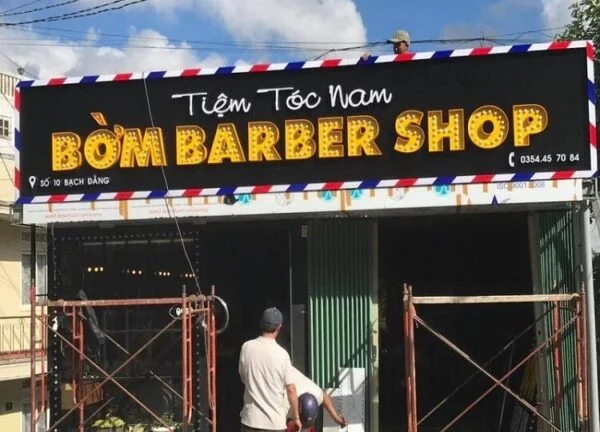Mẫu Biển Quảng Cáo Barber Shop Đẹp