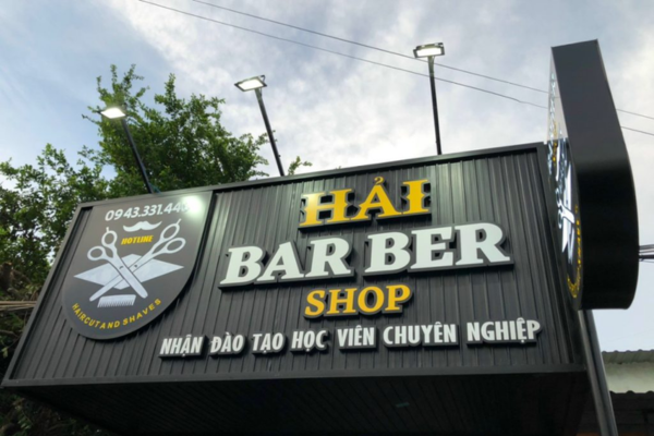 Mẫu Biển Quảng Cáo Barber Shop Đẹp