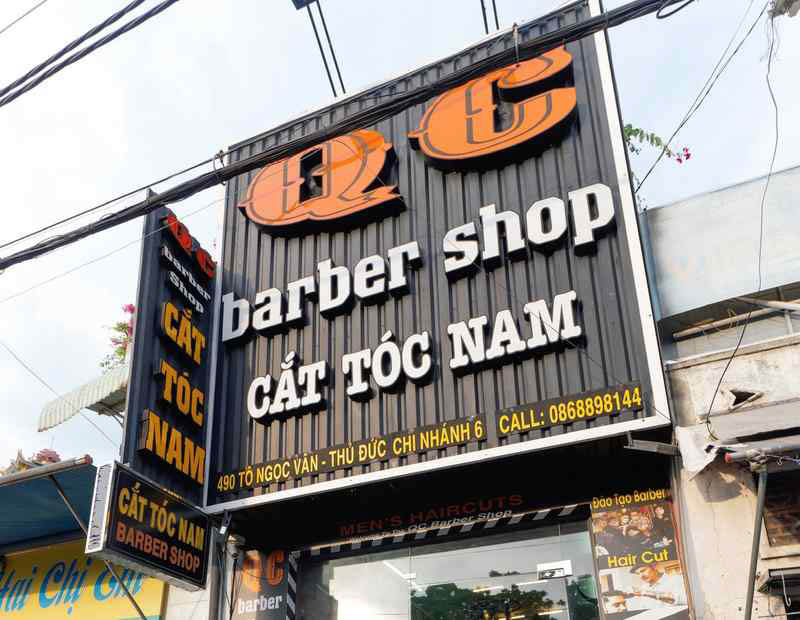 Mẫu Biển Quảng Cáo Barber Shop Đẹp Năm 2026