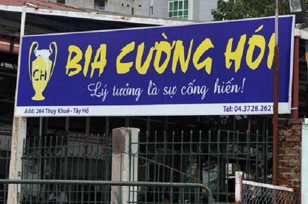 Thiết Kế Biển Hiệu Quán Bia