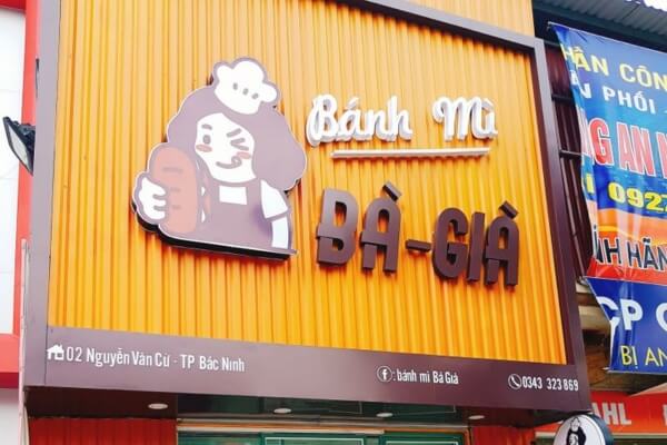 Thi Công Bảng Hiệu Bánh Mì