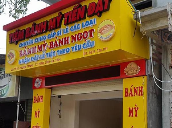 Mẫu Bảng Hiệu Bánh Mì Đẹp