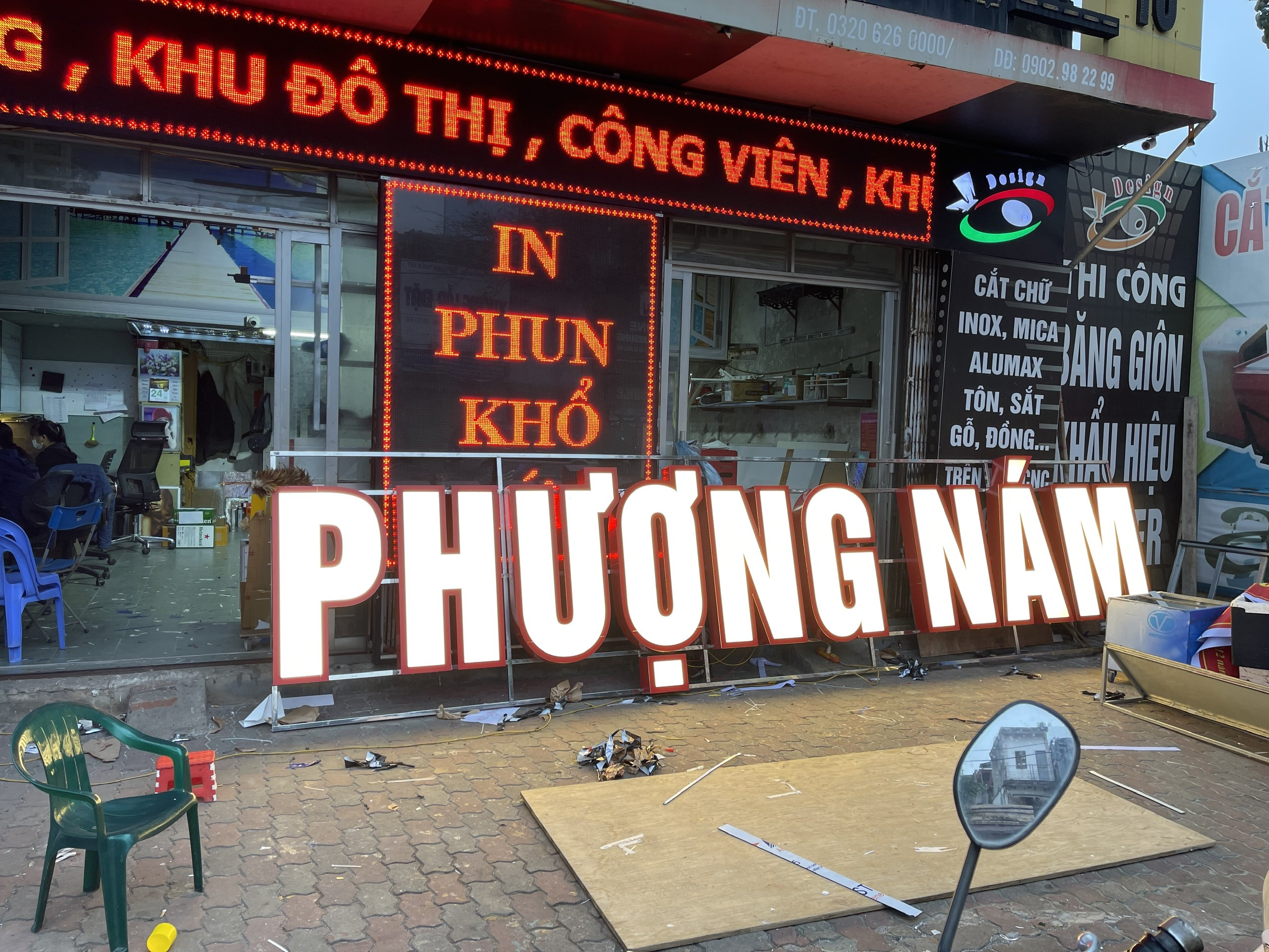 Thi Công Biển Quảng Cáo Chữ Inox