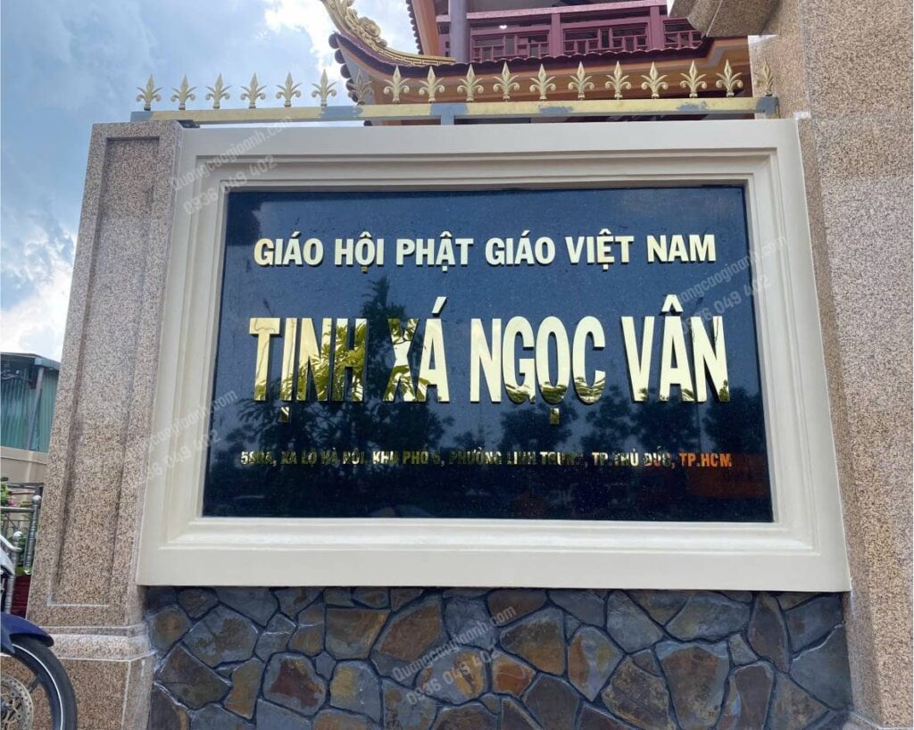 Mẫu Biển Quảng Cáo Chữ Inox Đẹp