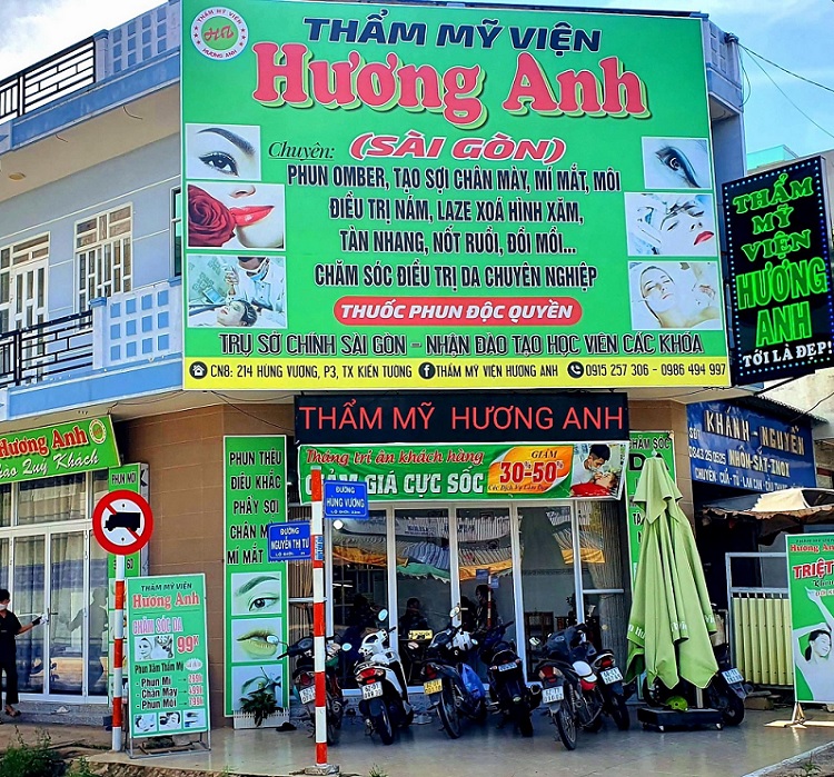 Thi Công Bảng Hiệu Phun Xăm Thẩm Mỹ