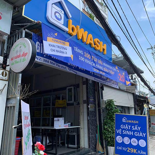 Thi Công Biển Quảng Cáo Giặt Là